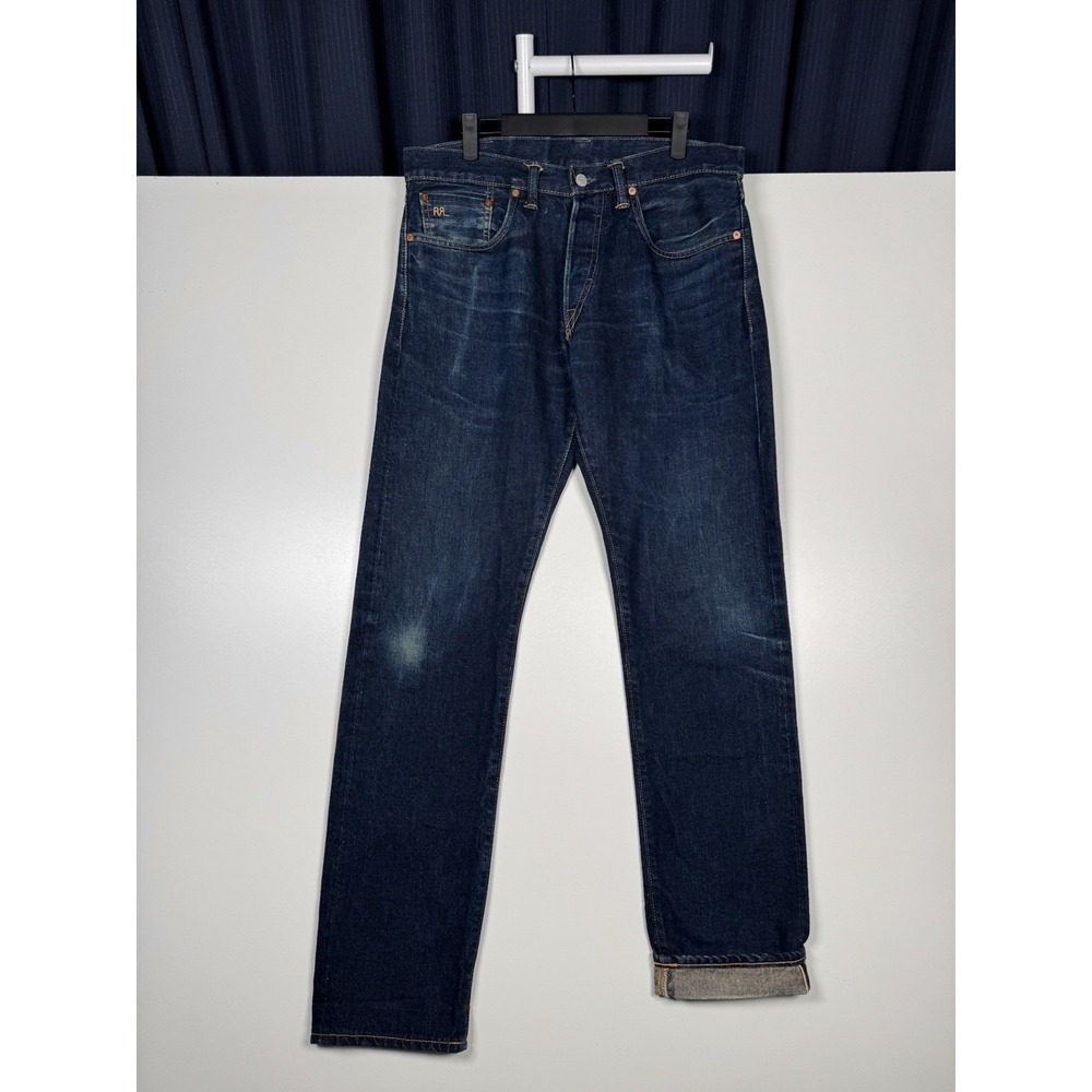 RRL Double RL Ralph Lauren Slim Fit Men's Jeans 32x32 Japan Woven Selvedge Denim